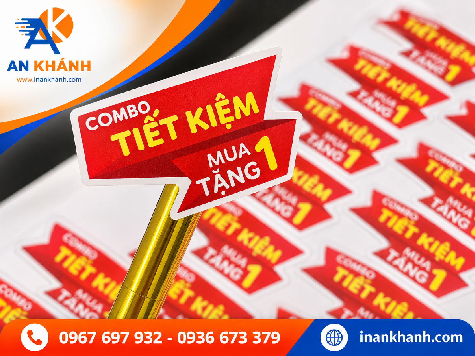 Mẫu tem decal giấy in và bế demi theo hình dạng yêu cầu