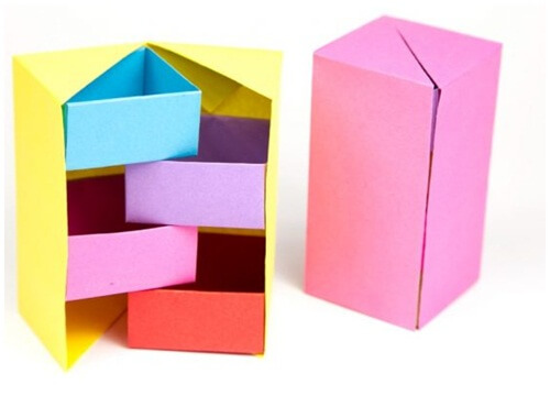 Cách làm hộp giấy đựng quà hoặc để đồ cực dễ thương