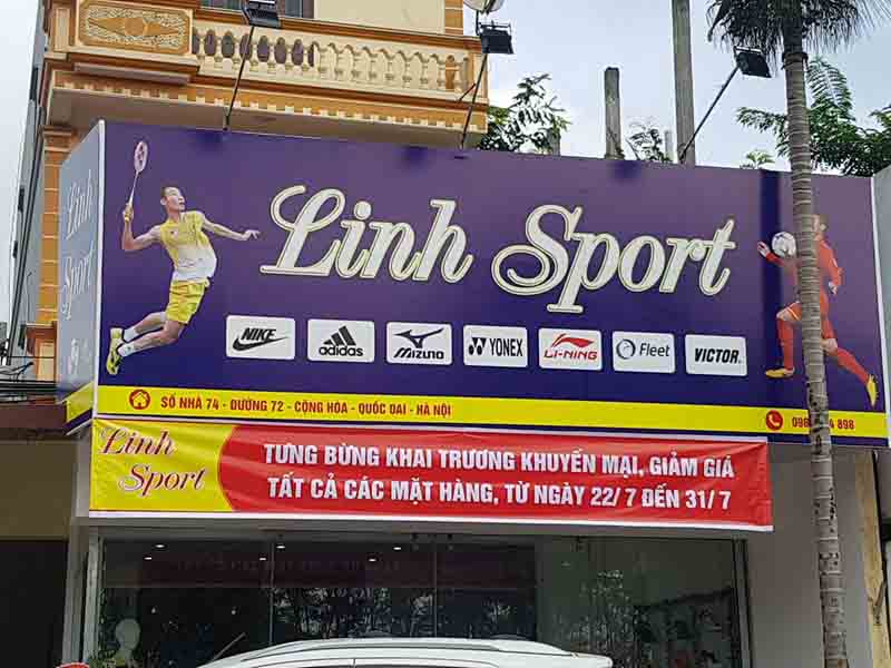 Biển hiệu Shop quần áo