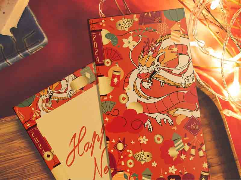 Mẫu Bao Lì Xì Con Rồng