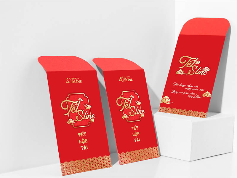Mẫu Bao Lì Xì Giấy Coucher 150