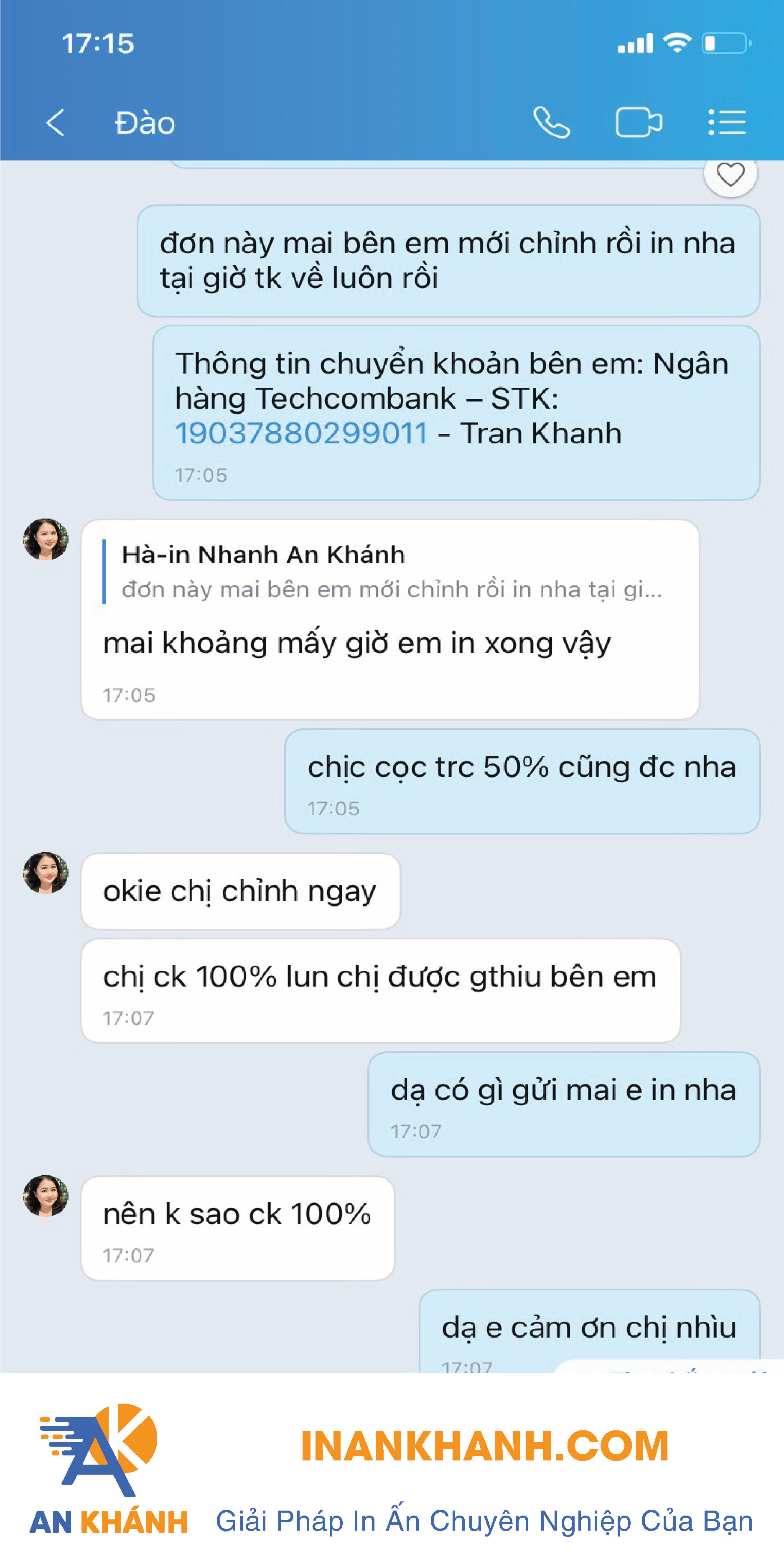 Danh Gia Dich Vu In Tem Nhan Cua Chi Dao