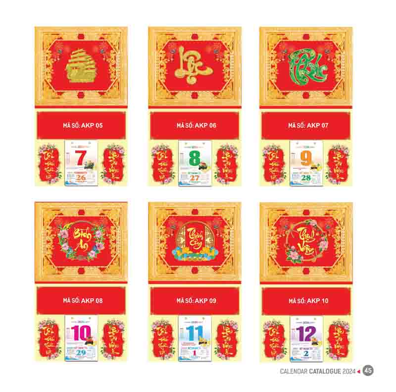 MẪu BÌa Khung VÀng AKP 05-10