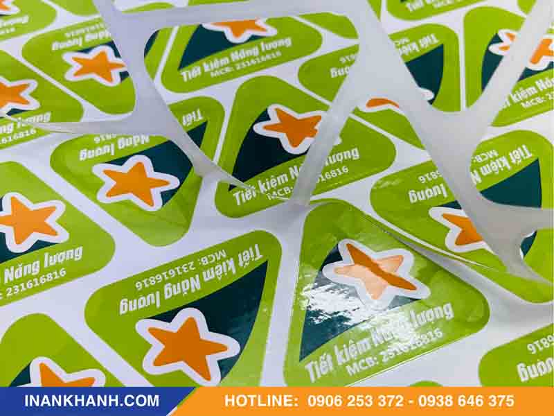 Mẫu tem nhựa tiết kiệm năng lượng