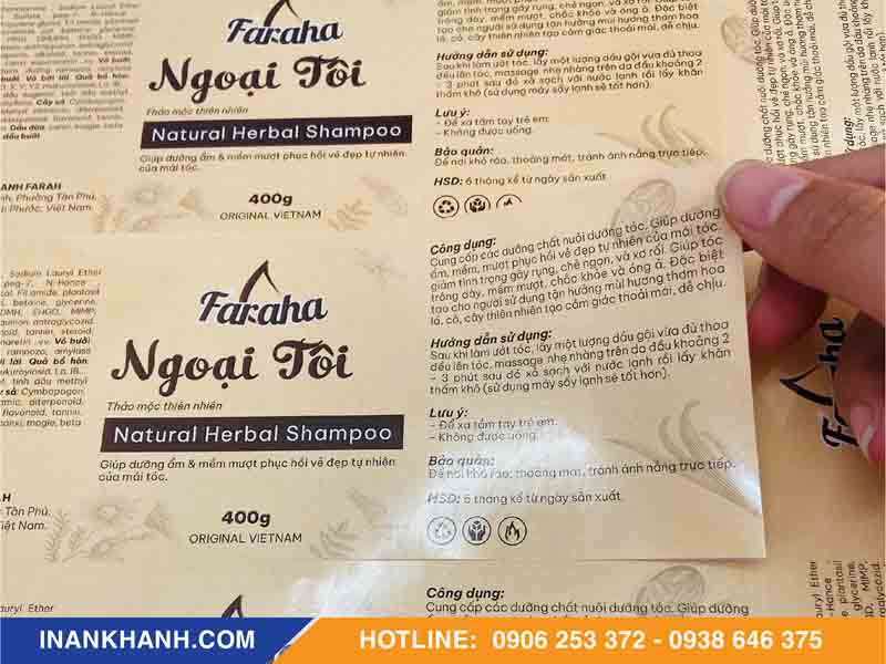 Mẫu tem nhựa rọc demi thẳng