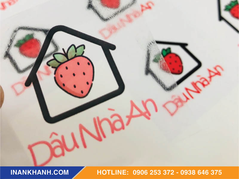 Mẫu decal trong dán ly