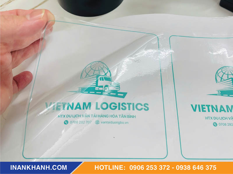 Mẫu tem decal trong dán xe