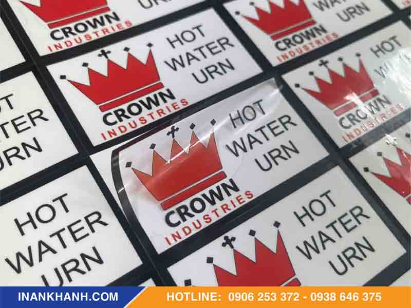 Mẫu in decal trong theo yêu cầu TPHCM