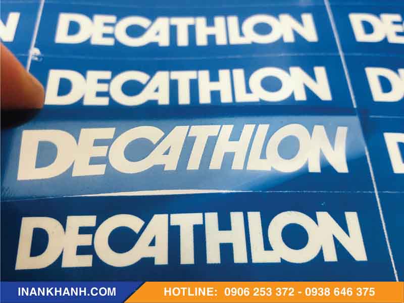 Mẫu decal trong bế thẳng