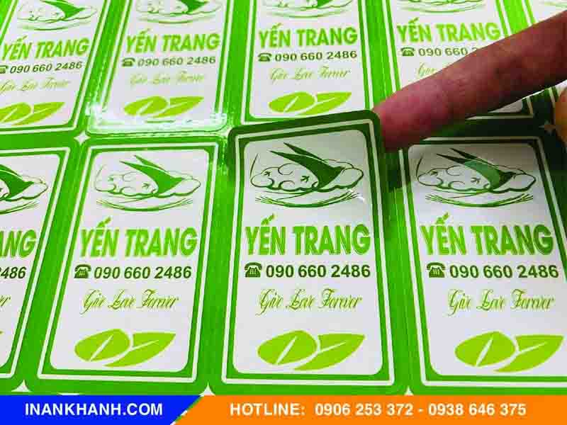 In Tem Dán Nâng cao nhận diện thương hiệu