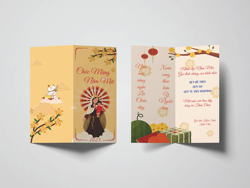 Thiệp xuân công giáo