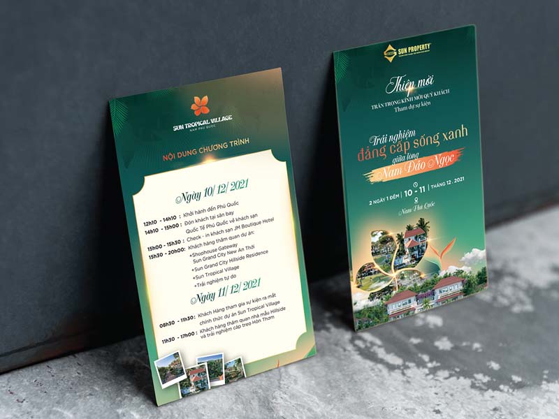 in thư mời bất động sản