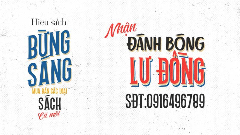 font chu sai gon xua