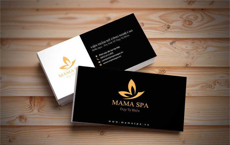 Mẫu card visit chuyên nghiệp ba màu