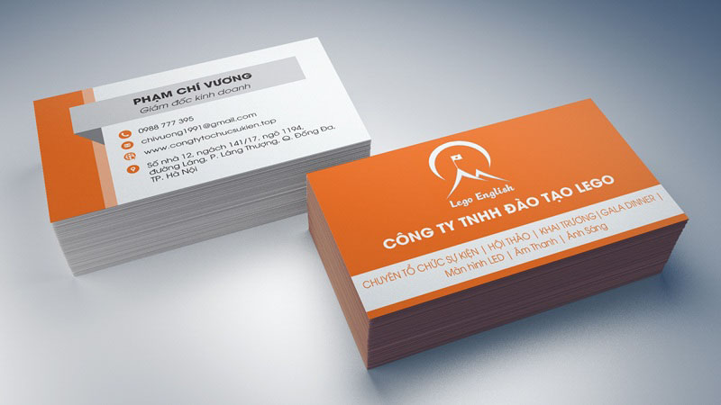 Mẫu card visit giám đốc