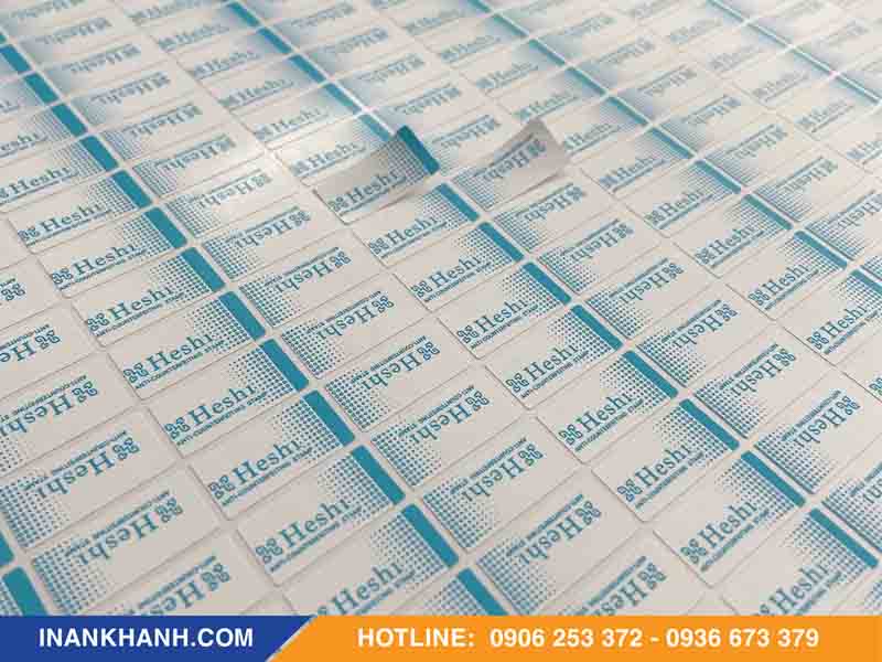 Mẫu tem bảo hành mỹ phẩm 10