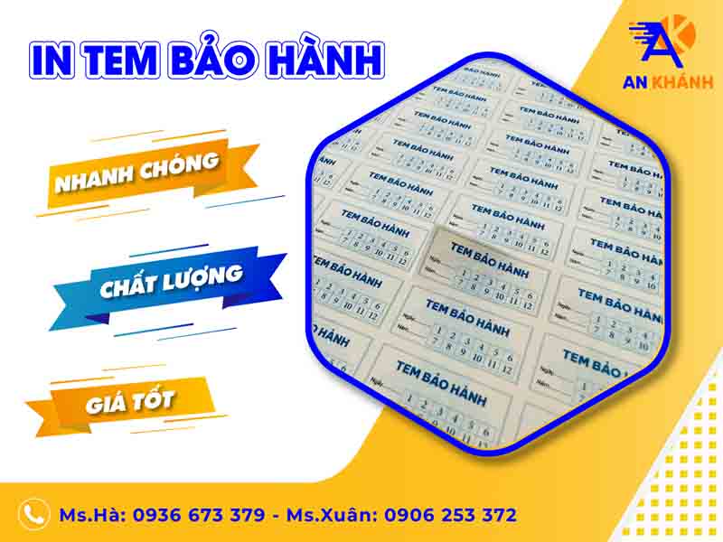 In Tem Bảo Hành Tại TP.HCM - IN AN KHÁNH
