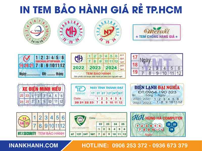 Mẫu Tem bảo hành decal vỡ được ưa chuộng nhất