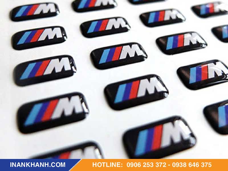 Mẫu tem logo đổ keo epoxy 6