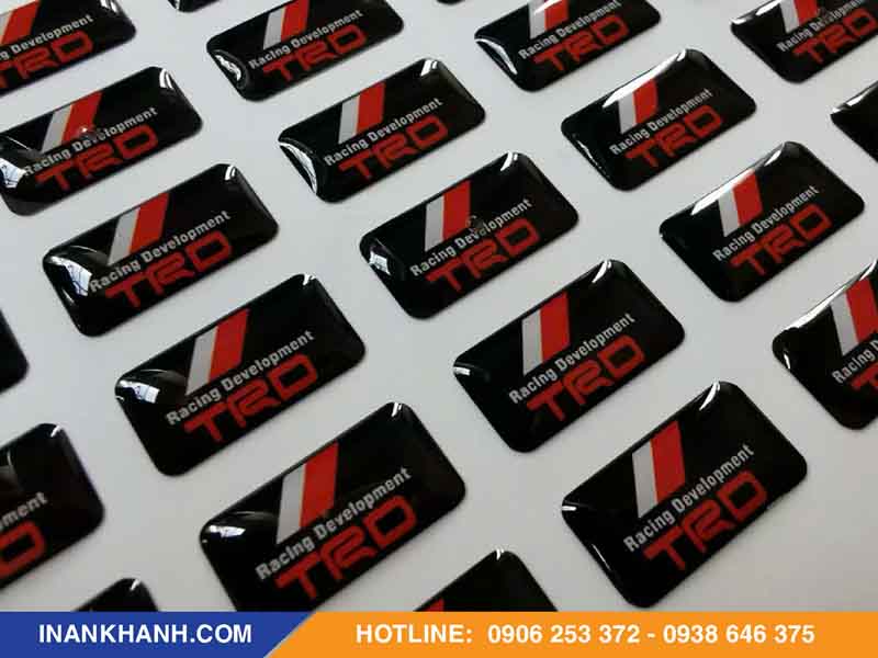 Mẫu tem logo đổ keo epoxy 7