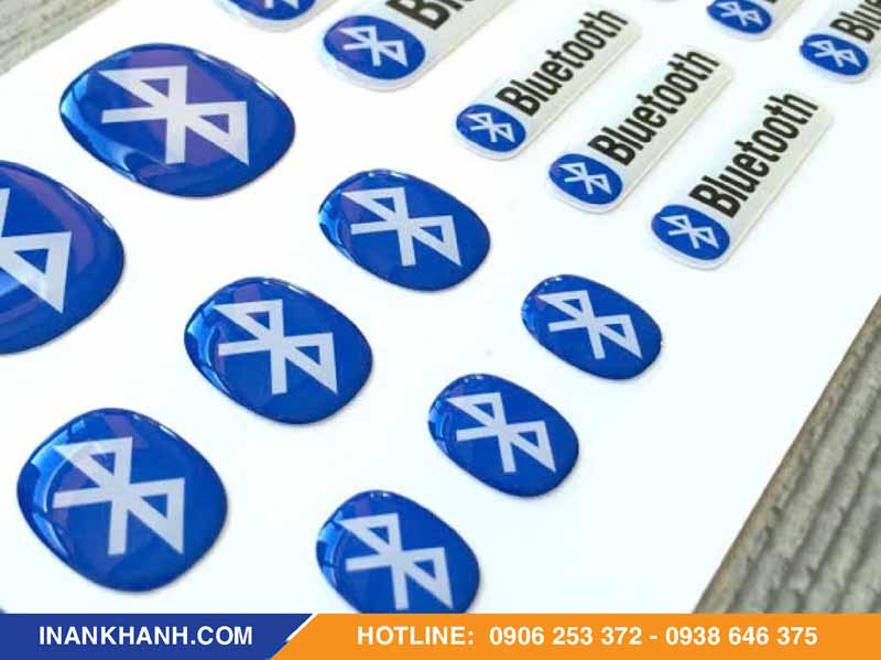 Mẫu tem logo đổ keo epoxy 8