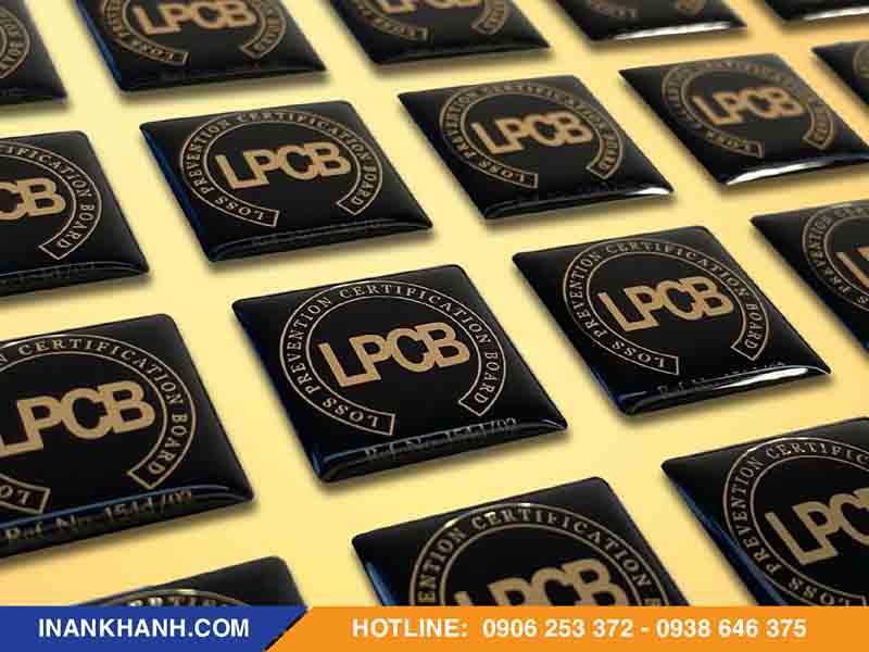Mẫu tem logo đổ keo epoxy 11