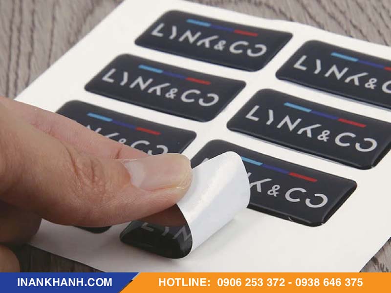 Mẫu tem logo đổ keo epoxy 3