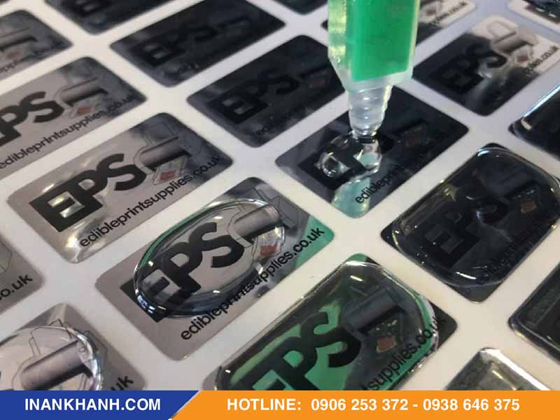 Mẫu tem logo đổ keo epoxy 14