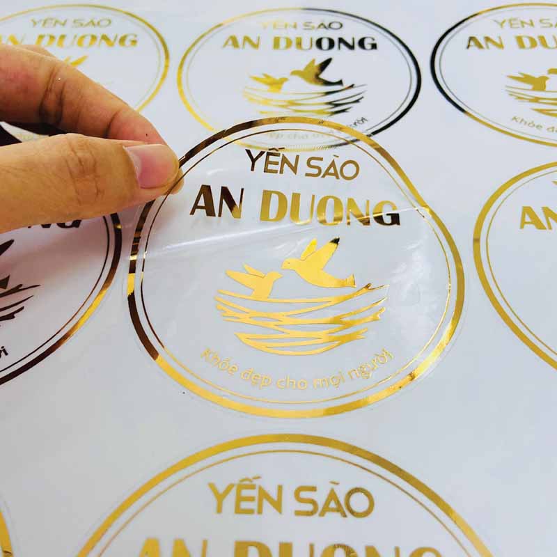 Tem dán hũ yến