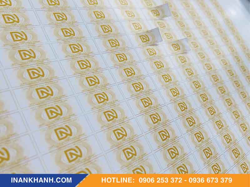 Mẫu tem bảo hành mỹ phẩm 8