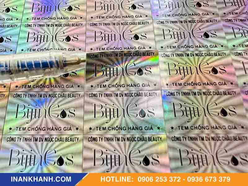 Mẫu tem bảo hành mỹ phẩm 5