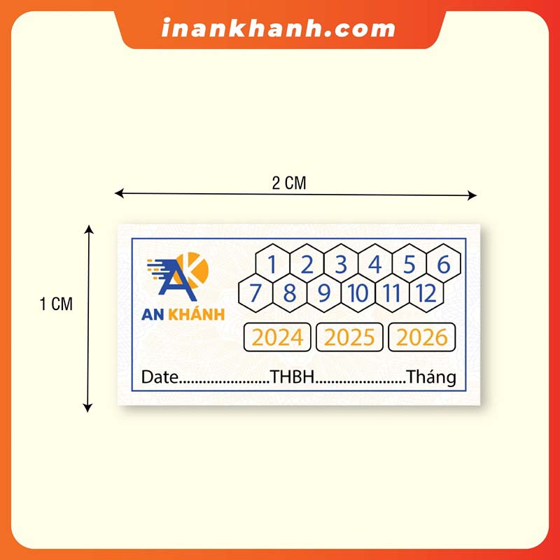 Mẫu tem bảo hành có sẵn 8