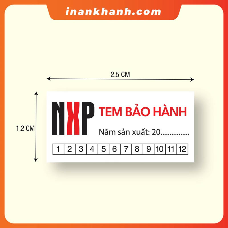 Mẫu tem bảo hành có sẵn 11
