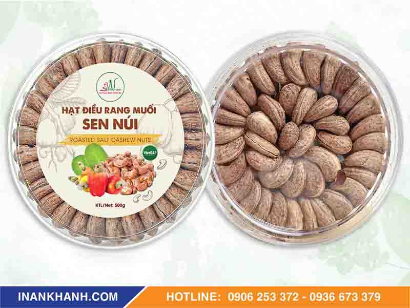 Mẫu tem dán hạt điều