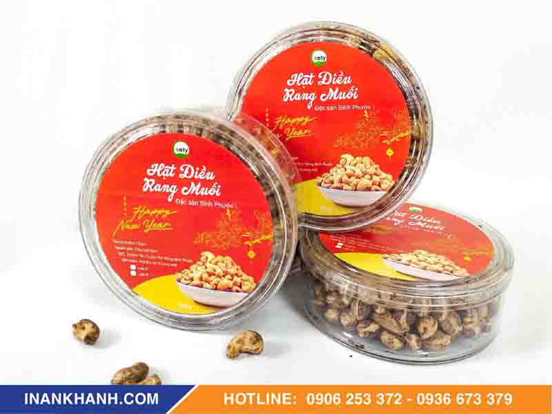 Mẫu tem nhãn hạt điều 500g