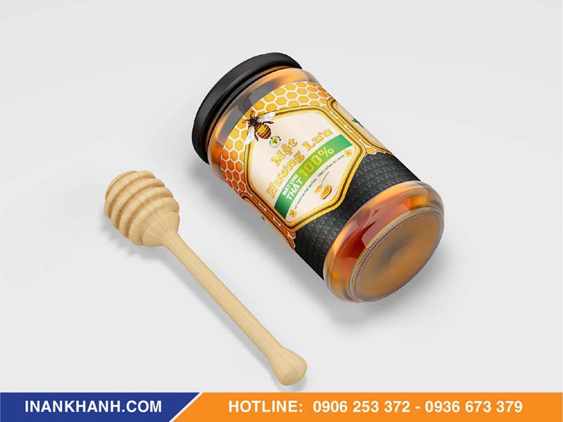 Mẫu tem nhãn mật ong 3