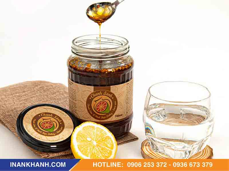 Mẫu tem mật ong chanh