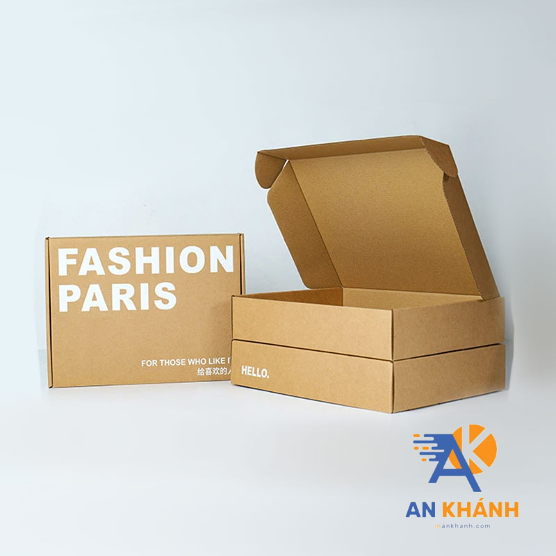 Mẫu hộp giấy đựng quần áo 01