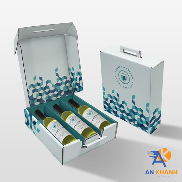 Mẫu in hộp giấy đựng rượu 01