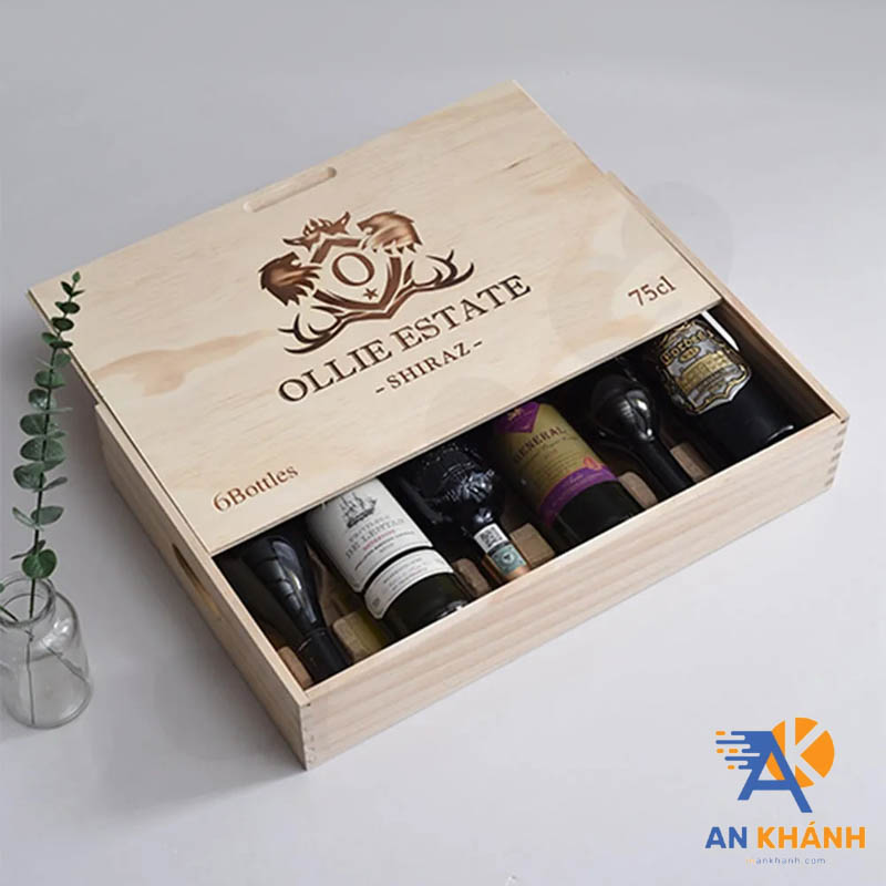 Mẫu in hộp giấy đựng rượu 06