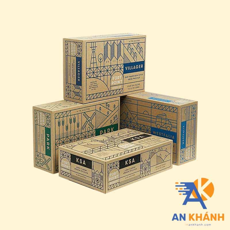 Mẫu in hộp giấy kraft 05