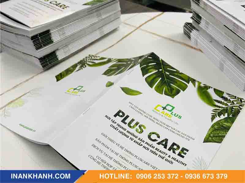 Mẫu catalogue A5 bấm ghim giữa