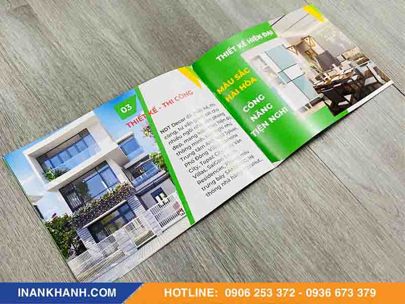 Mẫu catalogue A4 ngang