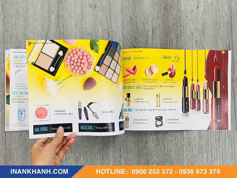 Mẫu catalogue mỹ phẩm