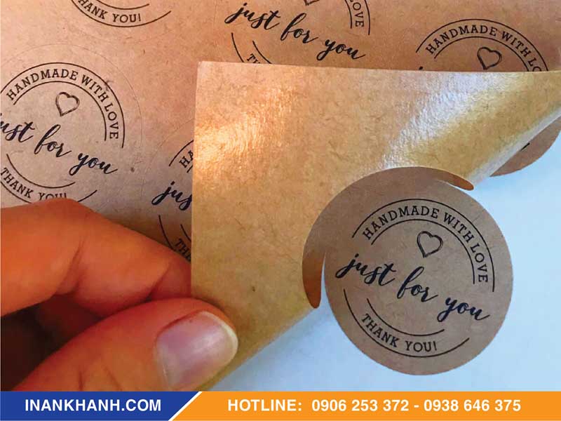 Công dụng của việc in decal giấy Kraft