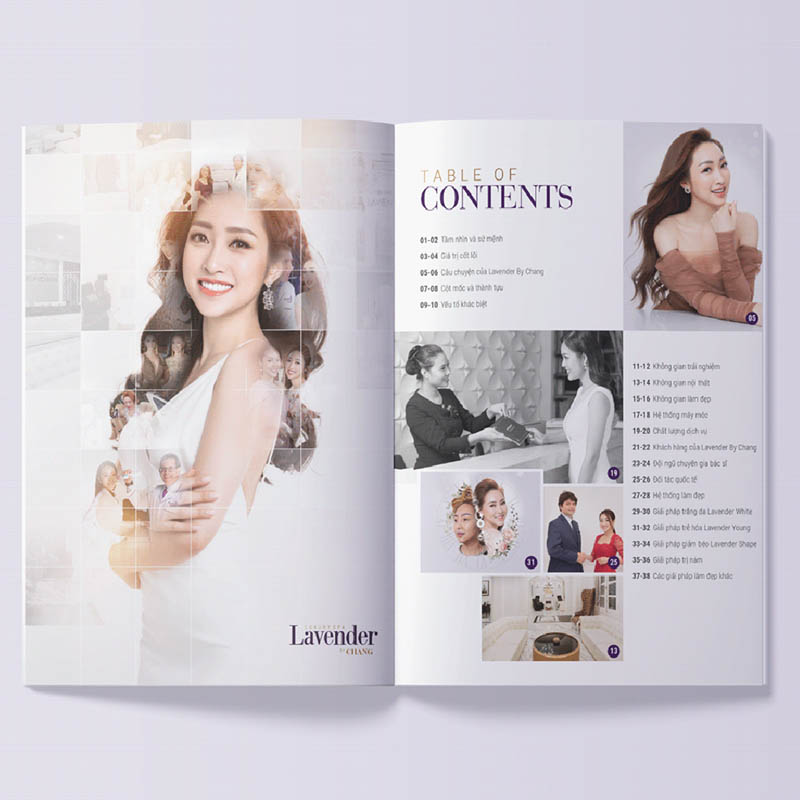 Mẫu in catalogue đẹp