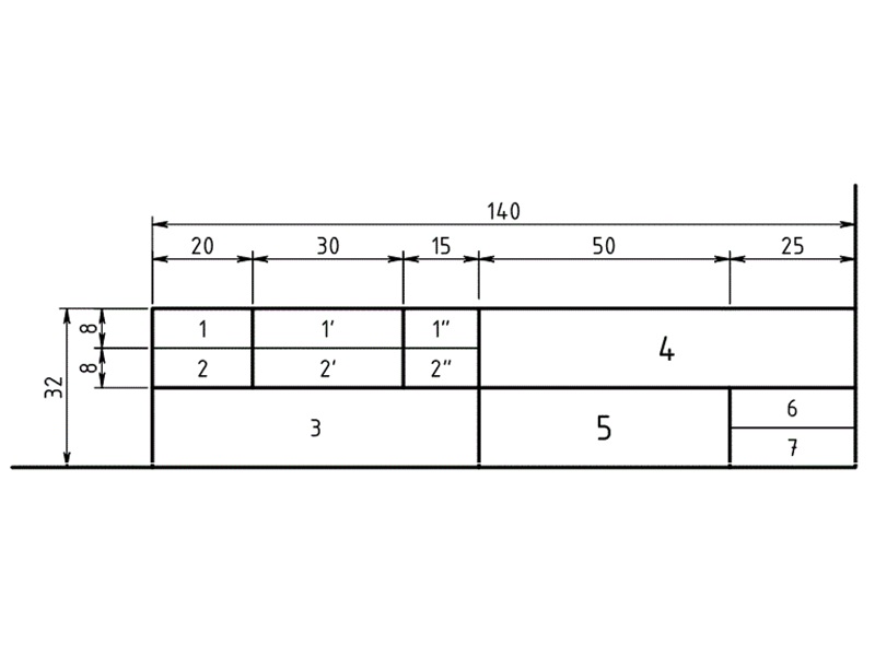 Mẫu khung tên bản vẽ chi tiết và bản vẽ lắp