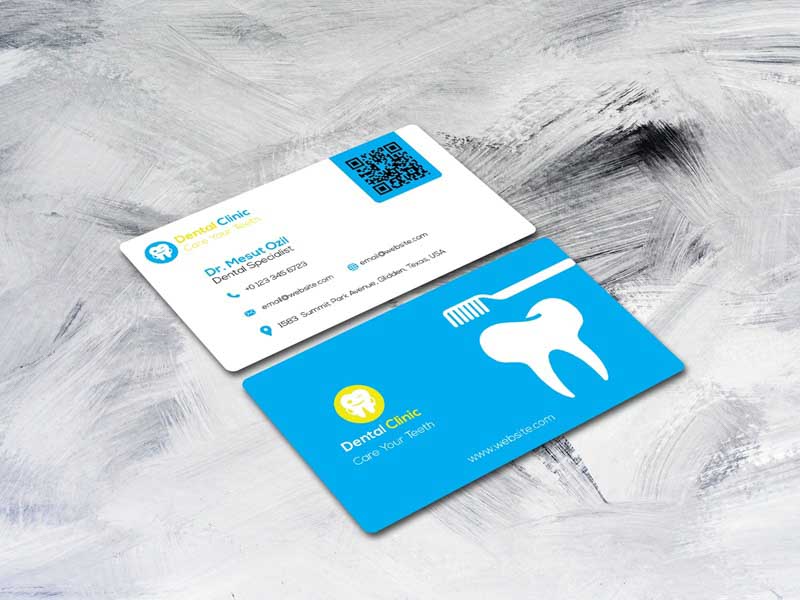 Mẫu card visit dành cho nha sĩ