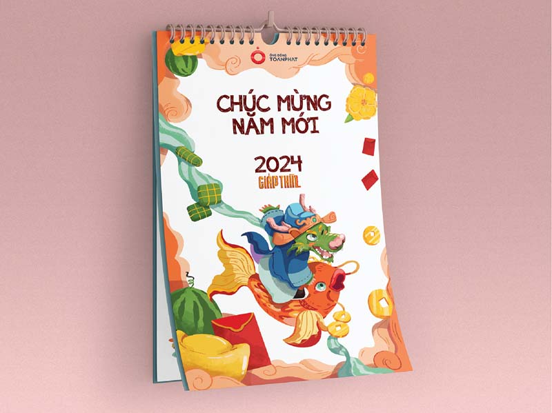In lịch lò xo giá rẻ