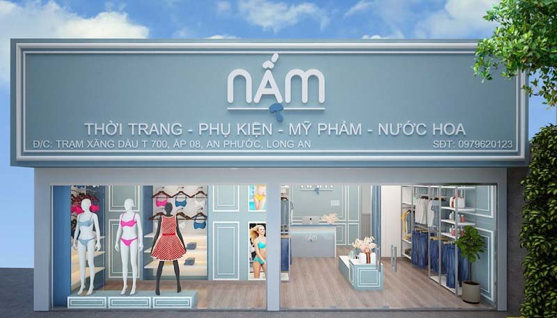 Khái niệm bảng hiệu shop quần áo